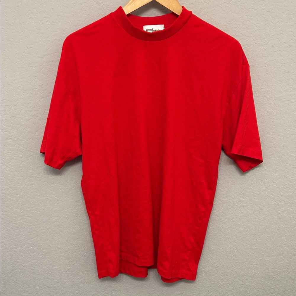 Vibrant Red Short Sleeve Men's Tee